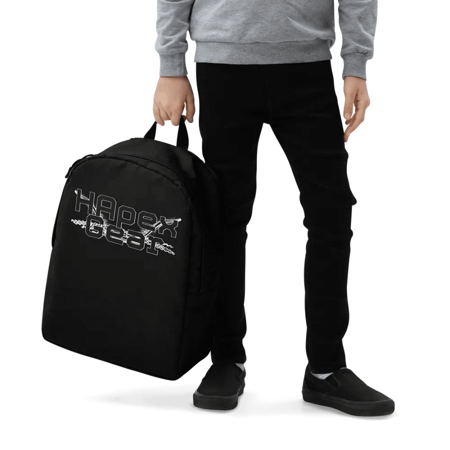 Minimalist Backpack - Black - Black HApex Gear Black Logo product image (7)