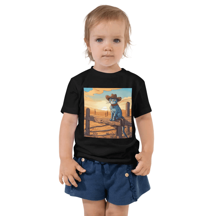 Cowboy Cat Adventure Toddler T-Shirt product image (1)