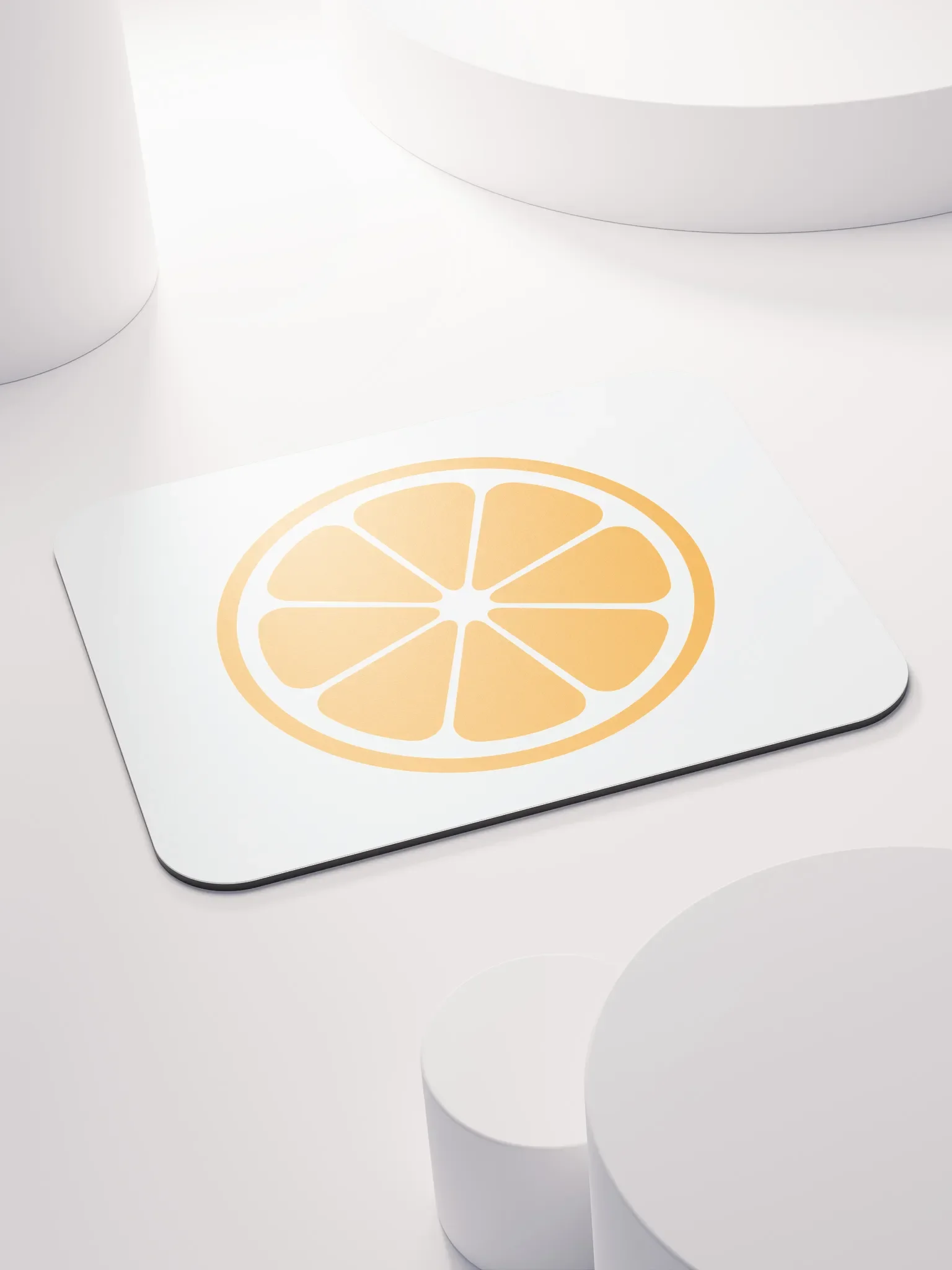 MIKAN Mouse Pad (Orange × White) product image (4)