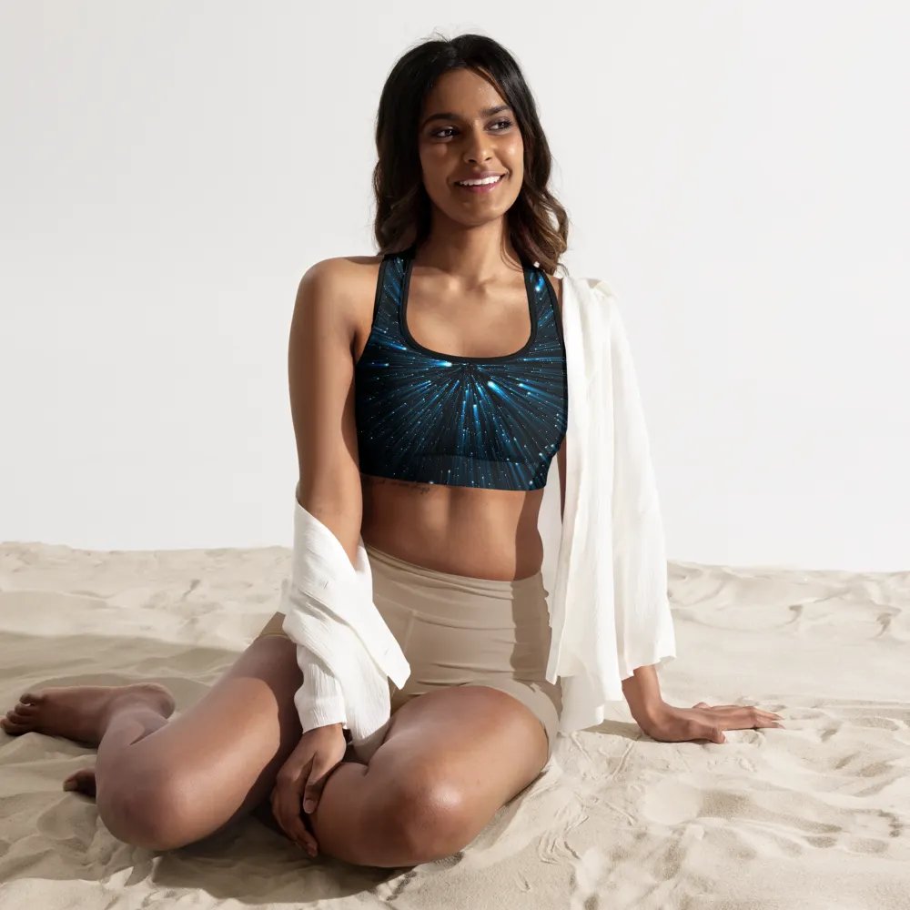 Hyperspace Journey Padded Sports Bra product image (1)