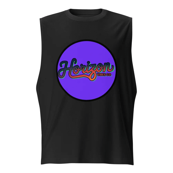Gradient Script Muscle Tank - Horizon Vibes Co product image (1)