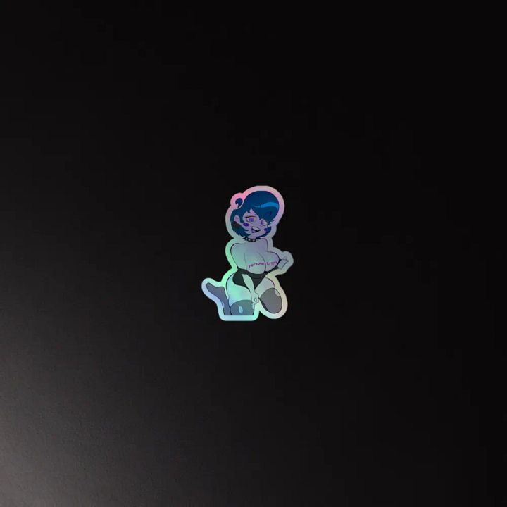 Goth C4ndy Personalititty Sticker Holographic product image (4)