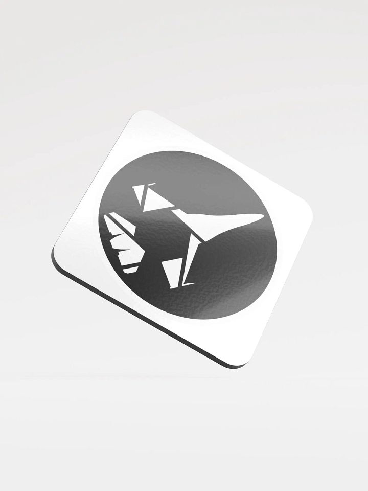Glossed Cork Coaster - channel logo product image (1)