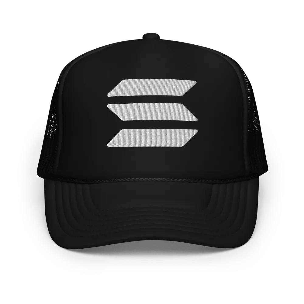 Solana Hat - Embroidered Trucker Hat Cap product image (1)