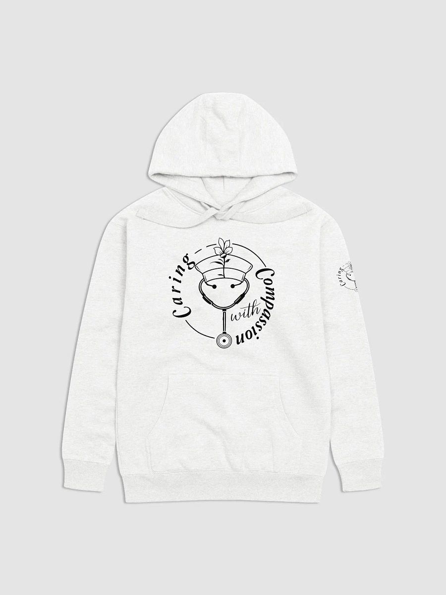 Caring With Compassion Nurse Line Art Hoodie product image (1)