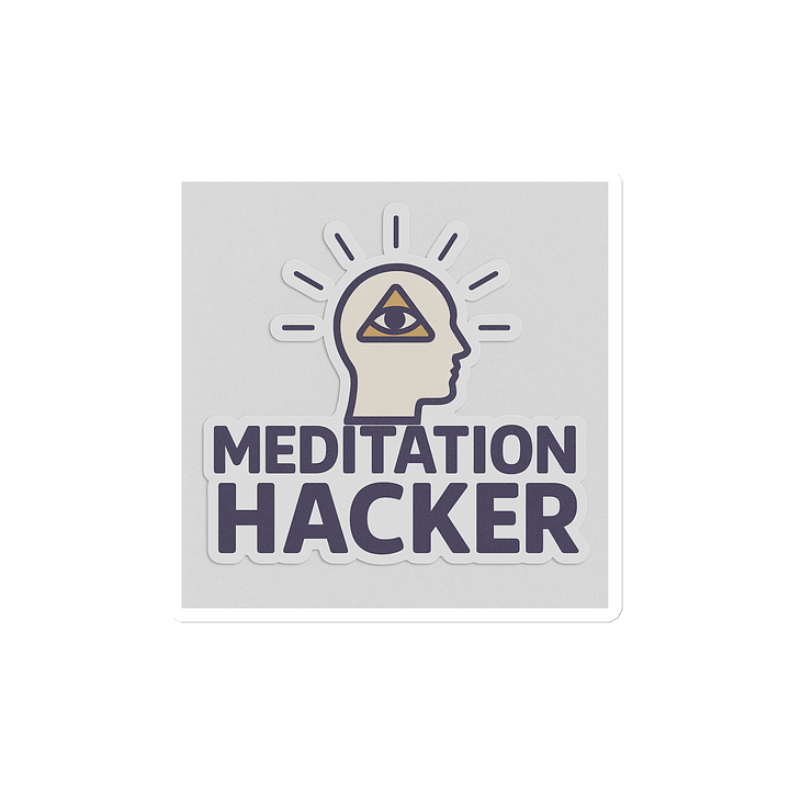MEDITATION HACKER — Cognitive Calm Magnet product image (2)