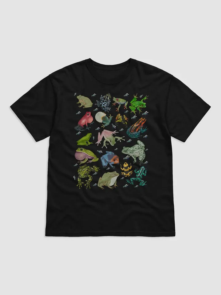 Frog Frenzy Illustrated Adult T-Shirt product image (1)