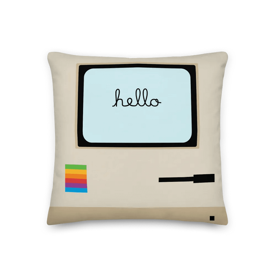 Risotto Retro Computer Pillow product image (2)