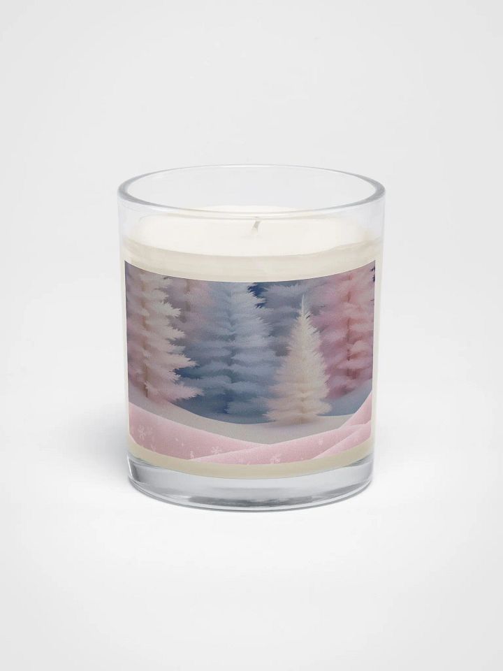 Pastel Snowscape Soy Wax Candle decor foe moms ladies friends product image (1)