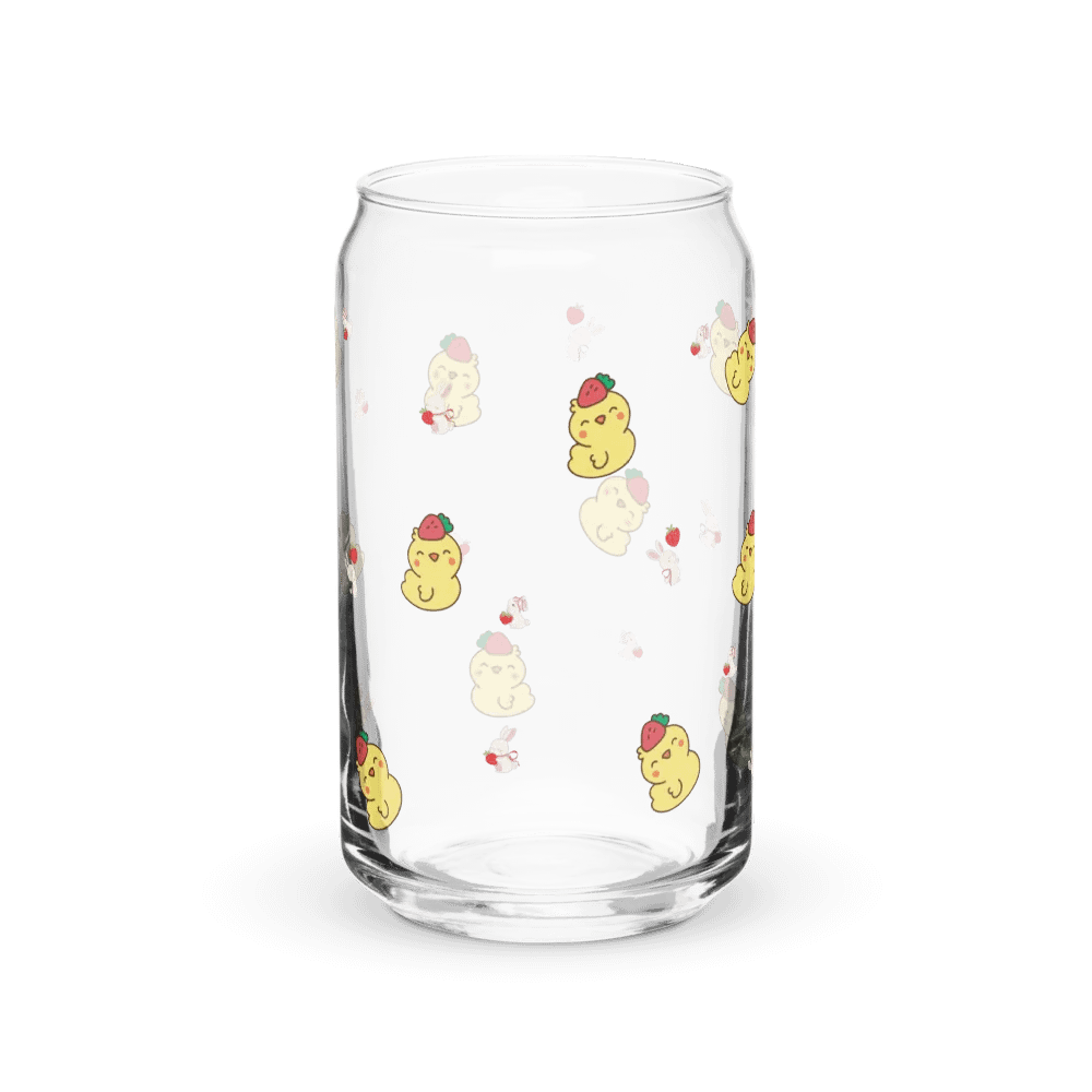 Chickie Strawberries Can Glass product image (7)