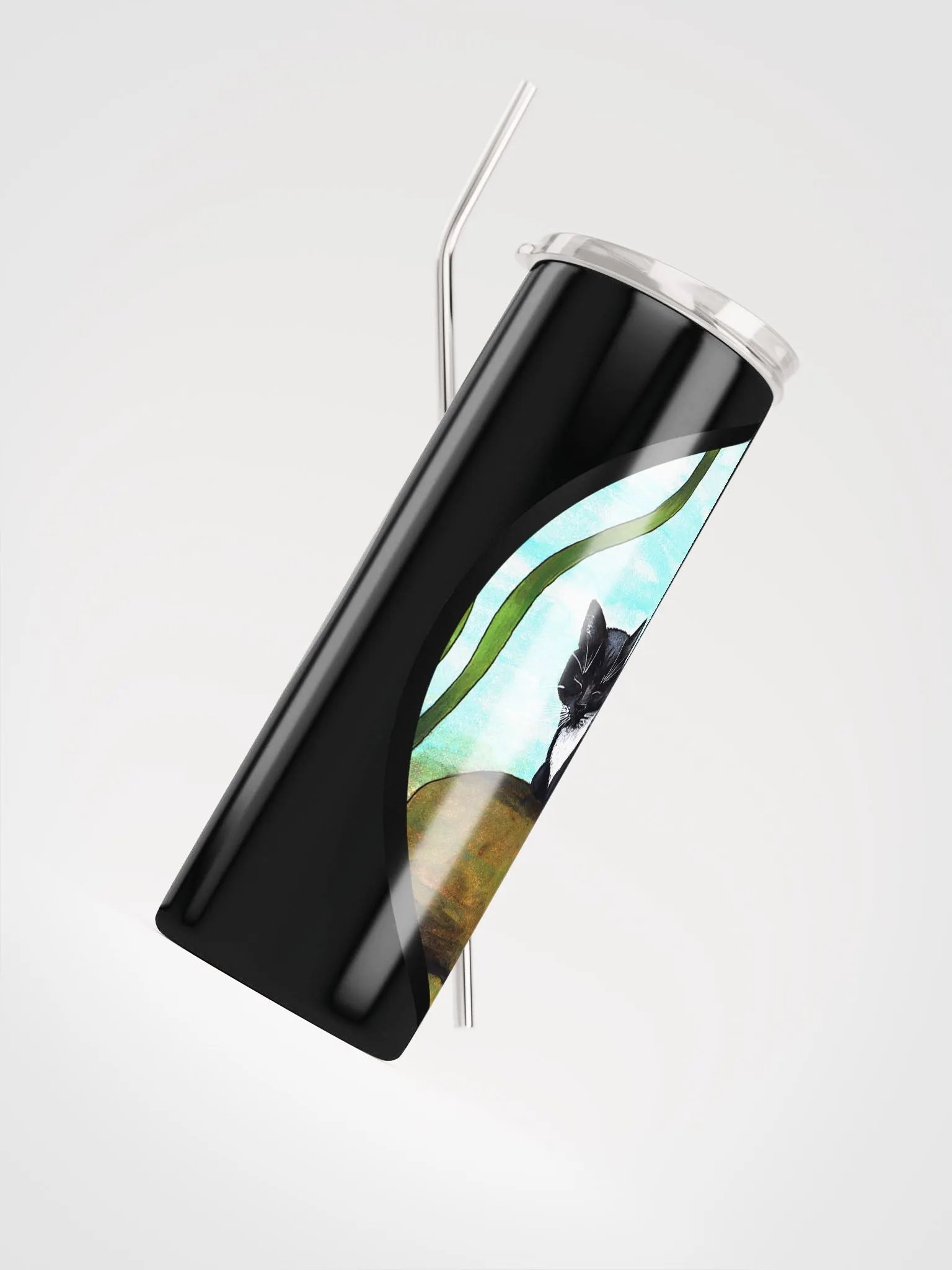 Mermeow Tuxedo Tumbler product image (4)