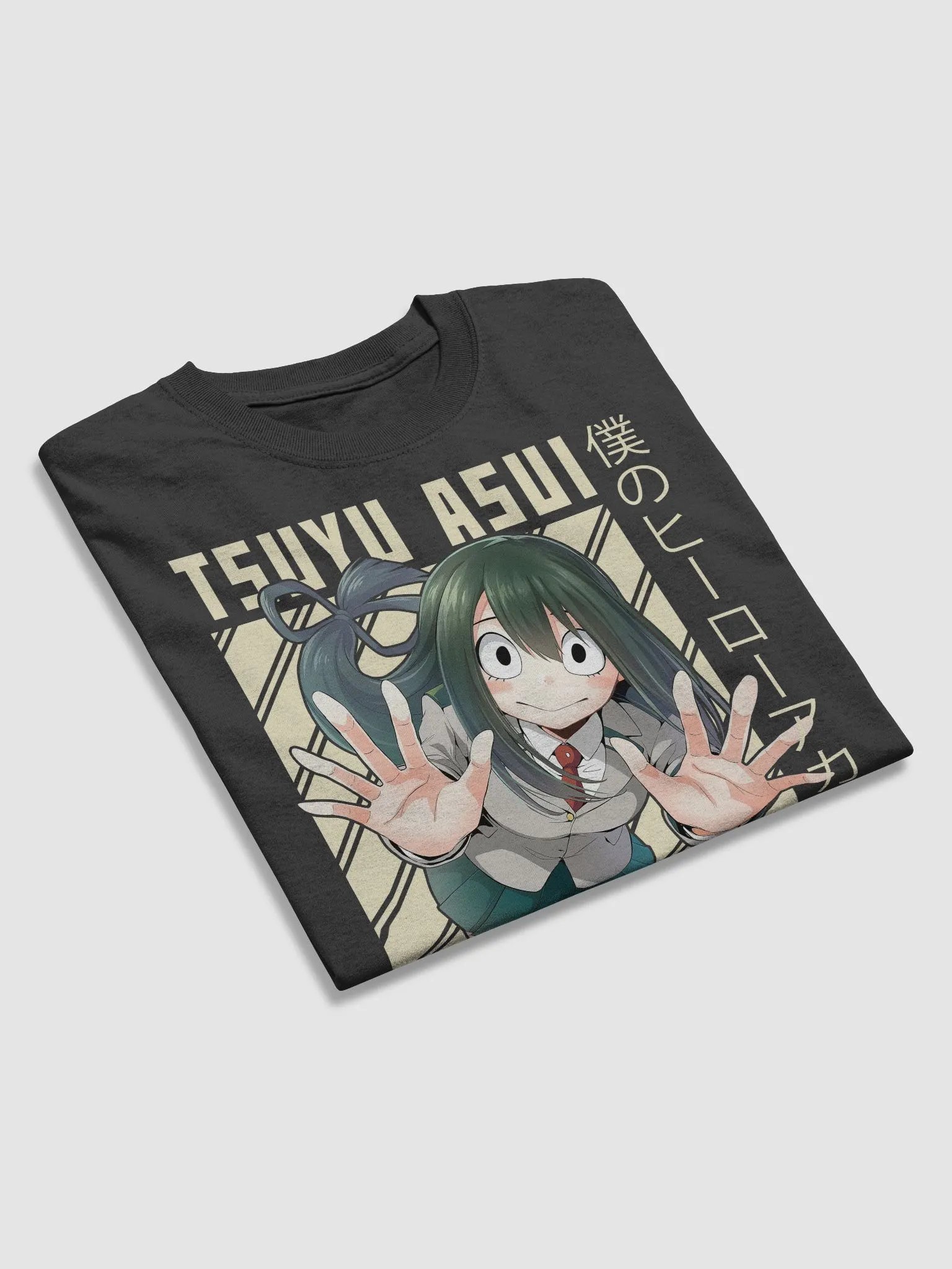 My Hero Academia Tsuyu Asui Dynamic Leap T-Shirt – Gildan Heavyweight product image (3)
