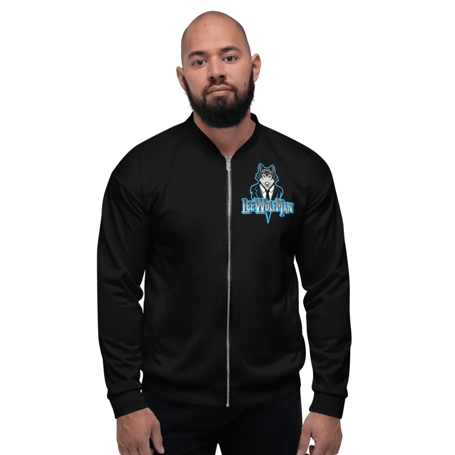 Spooky Wolf Bomber Jacket product image (2)