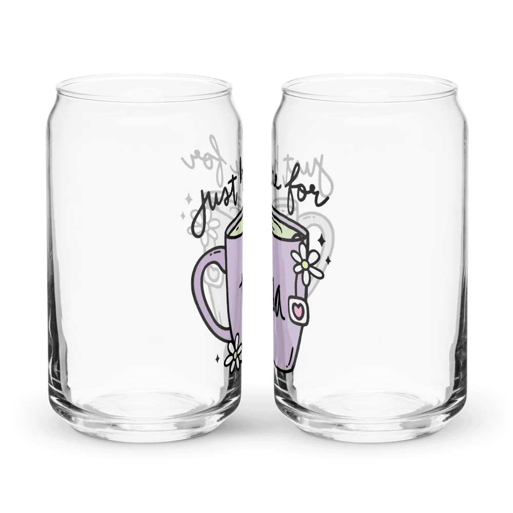 Just here for Tea Glass Mug product image (11)