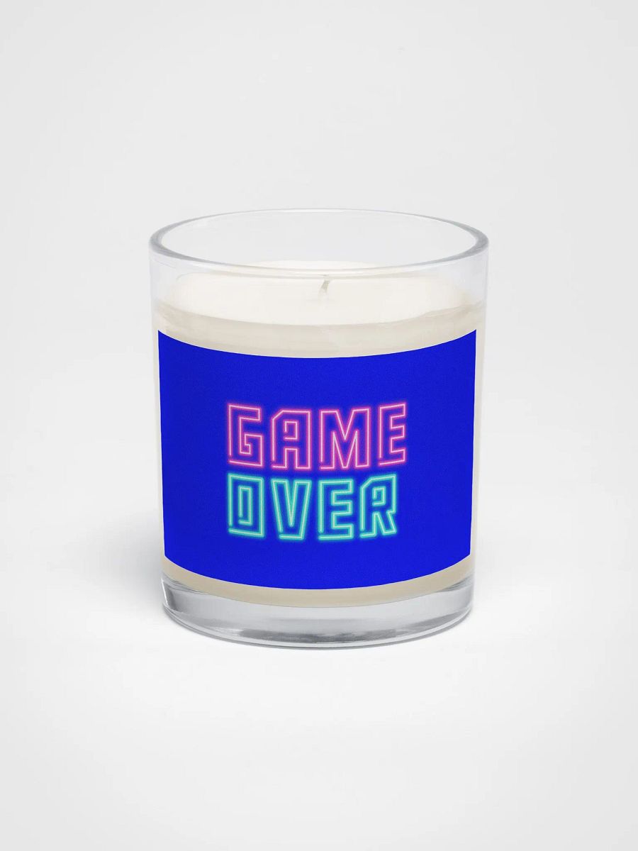 Neon Game Over Soy Wax Candle product image (1)