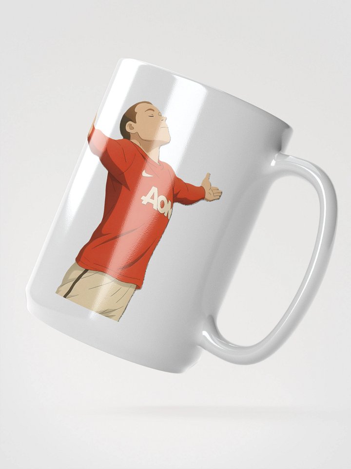 Glossy Mug - Wayne Rooney Goal Celebration - Iconic Moment - Manchester United (Various Colours) product image (2)