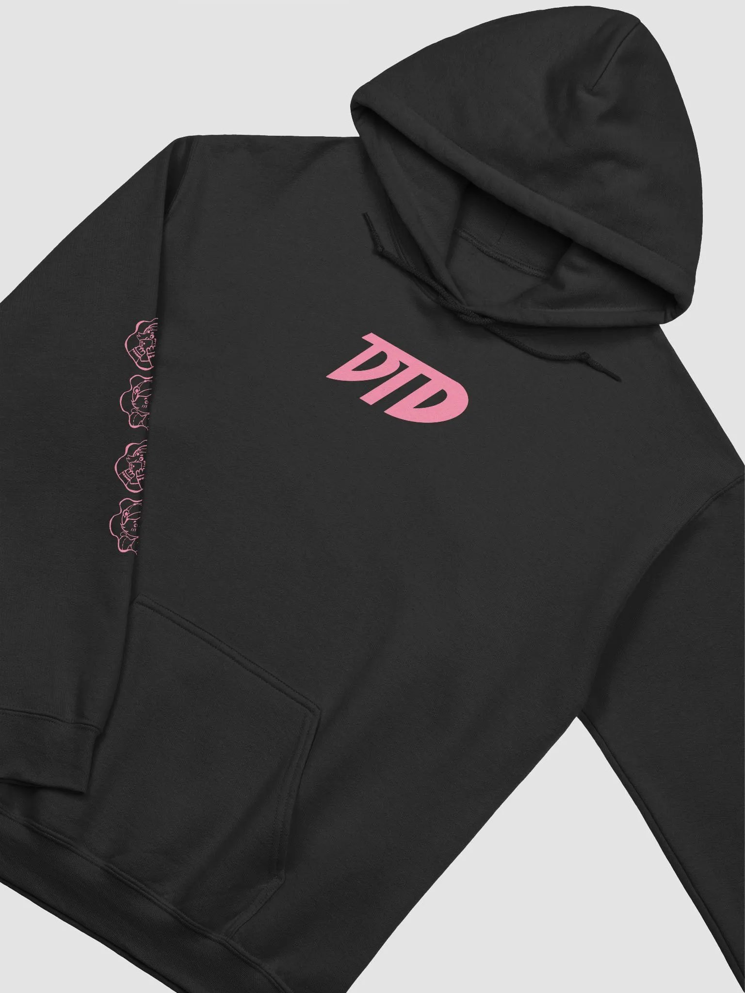 Logo & Sleeves - Hoodie - Pink product image (3)