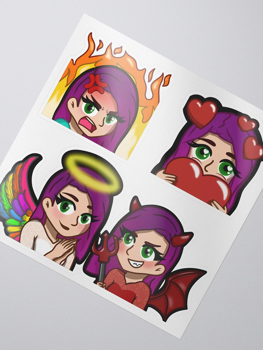 Littlec0c0 Angel and Devil Sticker Sheet product image (2)
