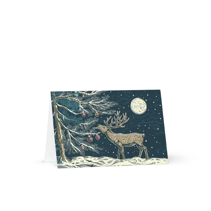 Starry Reindeer Greeting Card product image (2)