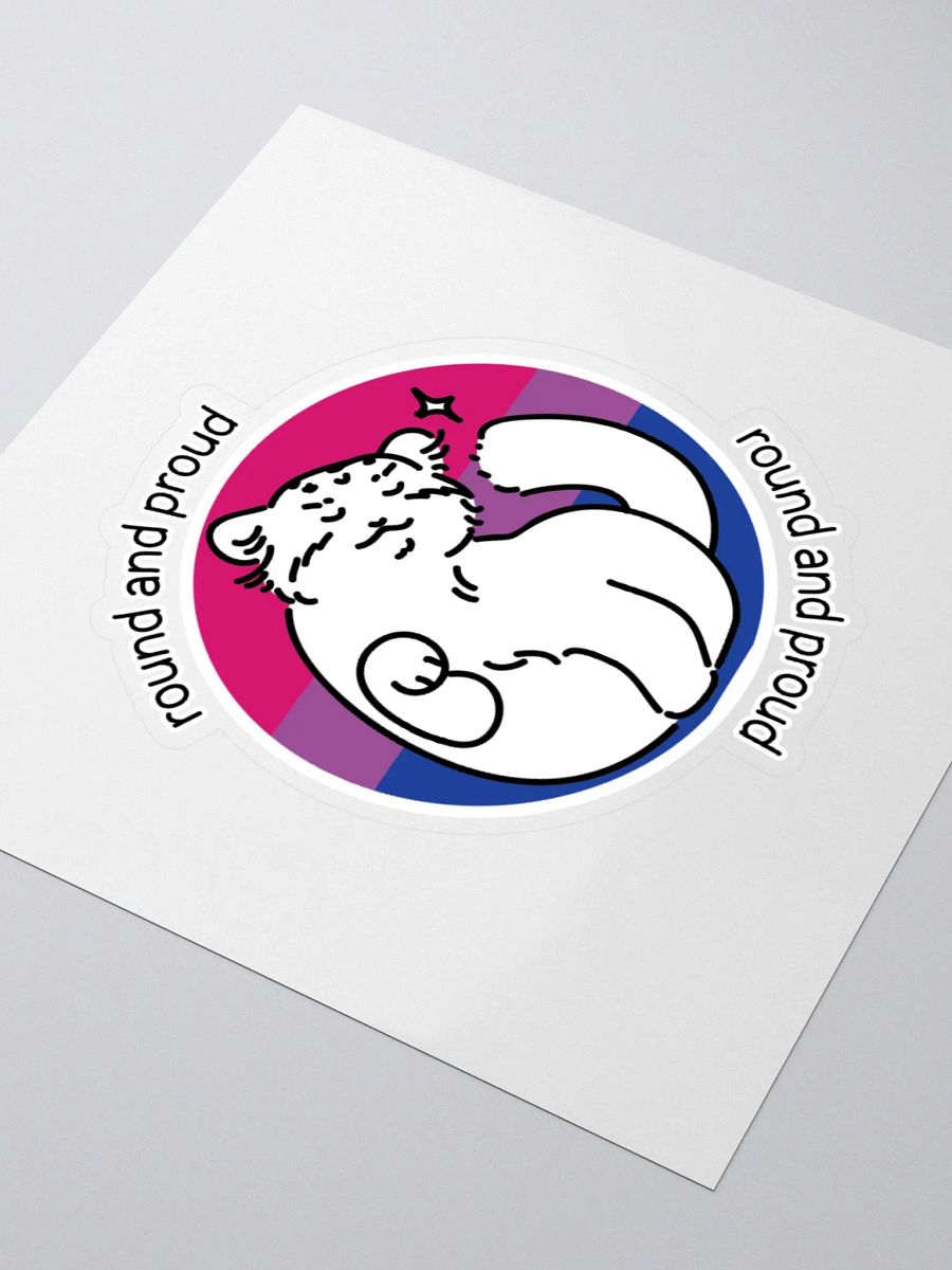 Round and Proud Manul Bisexual Version - Sticker product image (7)