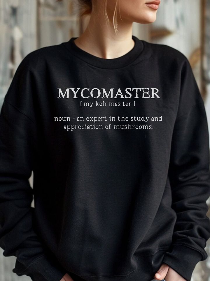 MYCOMASTER: Funny Mycology Definition Unisex Sweatshirt - Perfect Gift for Foraging Mushroom Lovers product image (1)