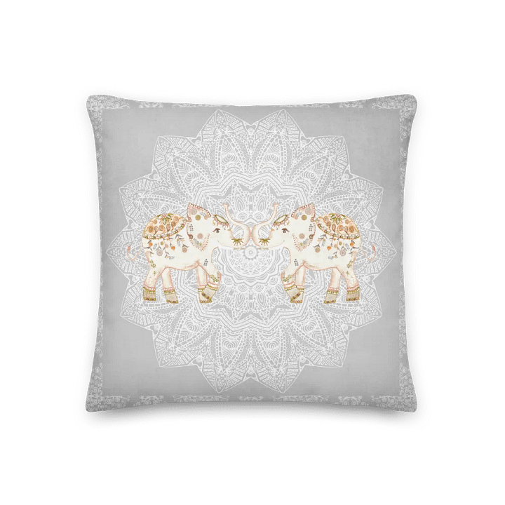 Majestic Elephant Mandala Pillow product image (3)