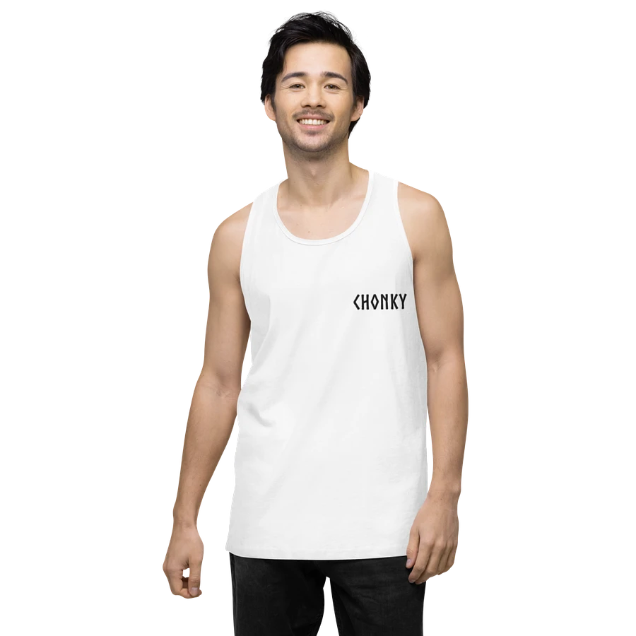 CHONKY - Tank Top Men Black Embroidery product image (22)