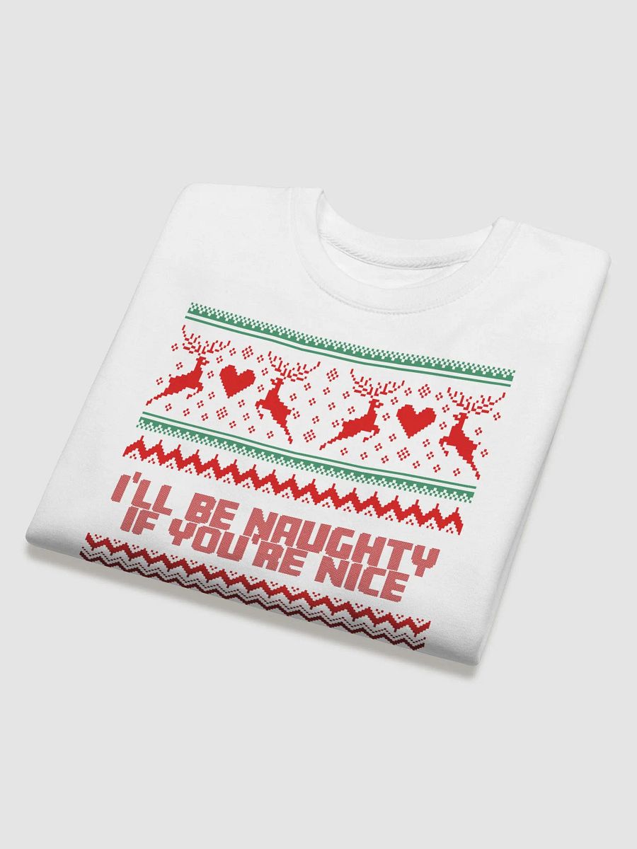 FLFC "I'll Be Naughty If You're Nice" Ugly Christmas Sweater product image (12)