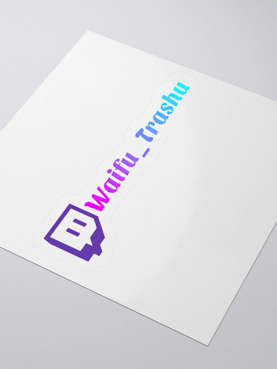 Waifu_Trashu Gradient Logo Stickers product image (9)