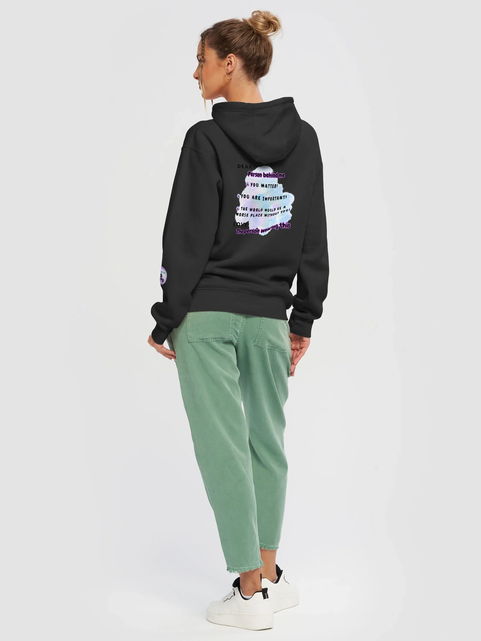 Mental Health Hoody w/ back message product image (47)