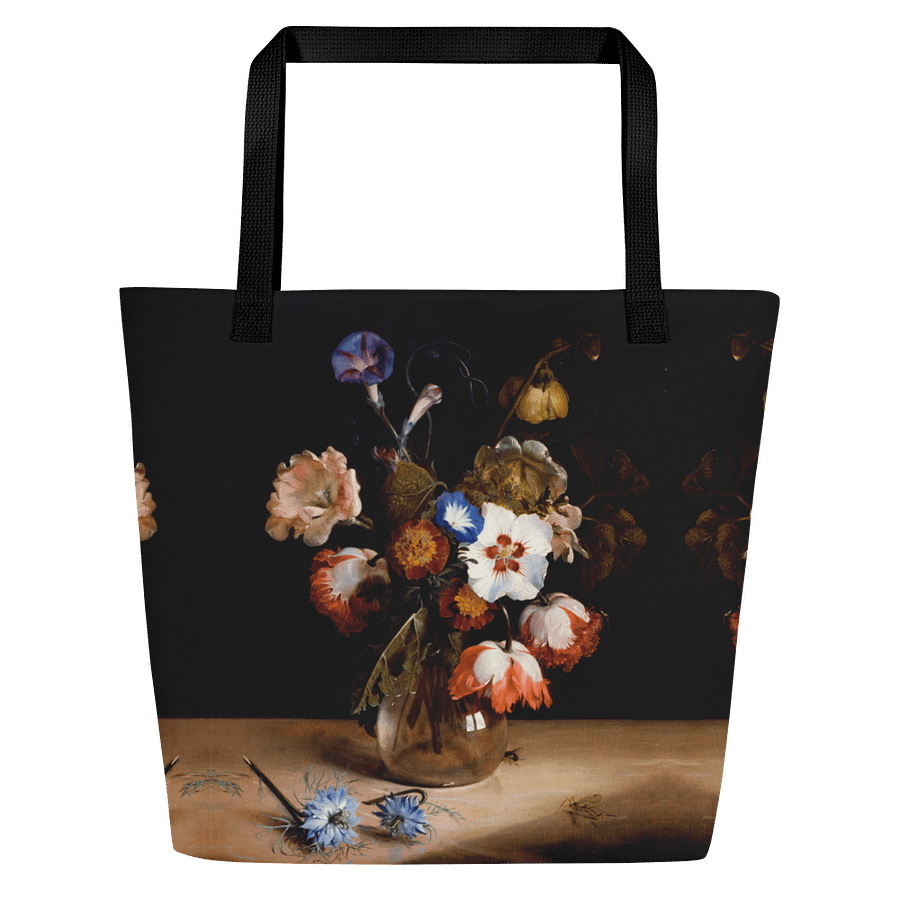 “Flowers in a Glass Vase” Art Tote – Designed by Dr. Mac Garden Style product image (2)