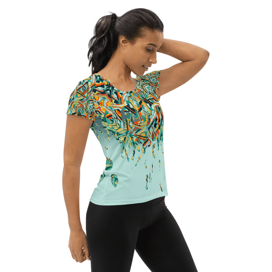 Colorful Destruction | Women's Athletic T-Shirt product image (4)