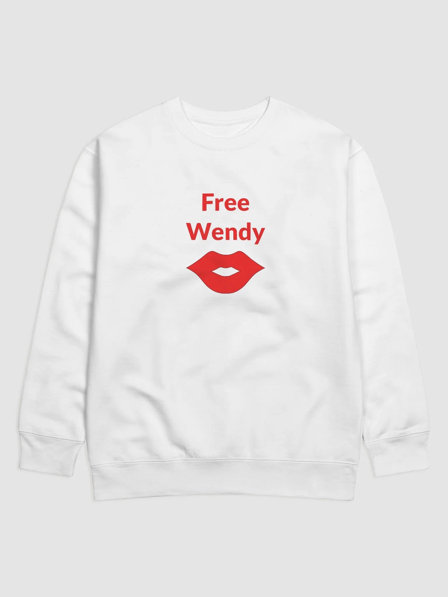 Free Wendy Red Lips Premium Sweatshirt product image (1)
