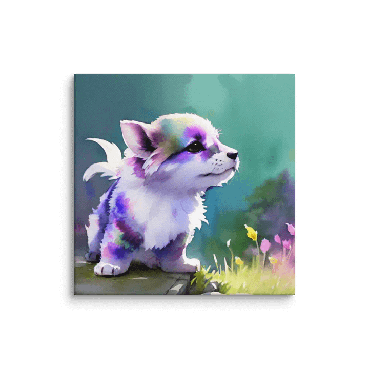 Cute Dog Digital Painting - v1 product image (1)
