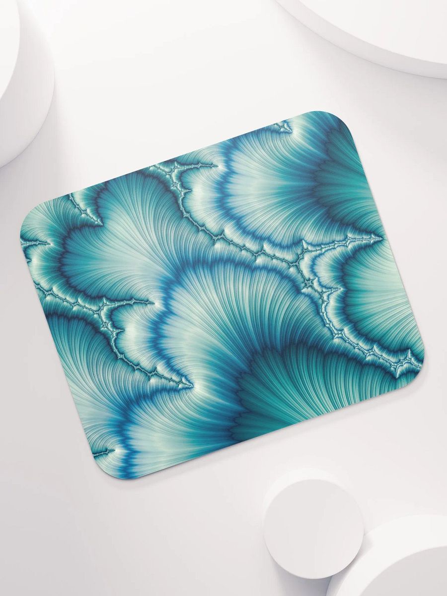 Feathered Blue Fractal Mouse Pad product image (7)