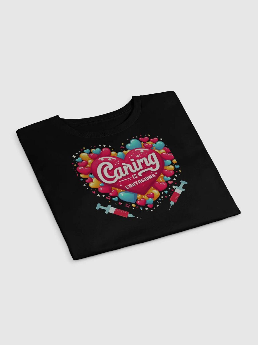 Caring is Contagious Heart Hoodie Crop Top product image (18)