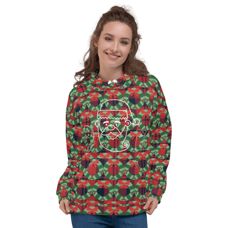 DaBot Ugly Christmas hoodie product image (3)
