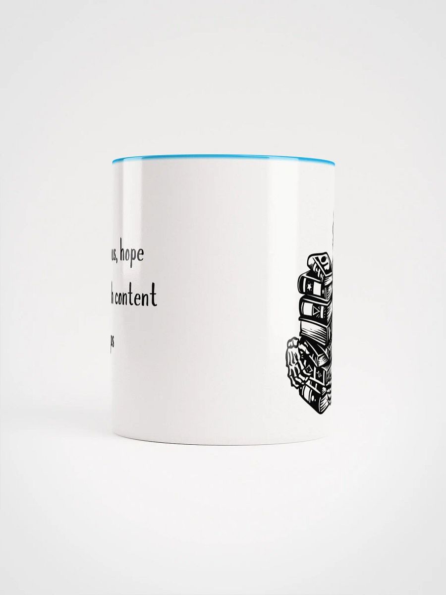 Skull Bookish Ceramic Mug product image (5)