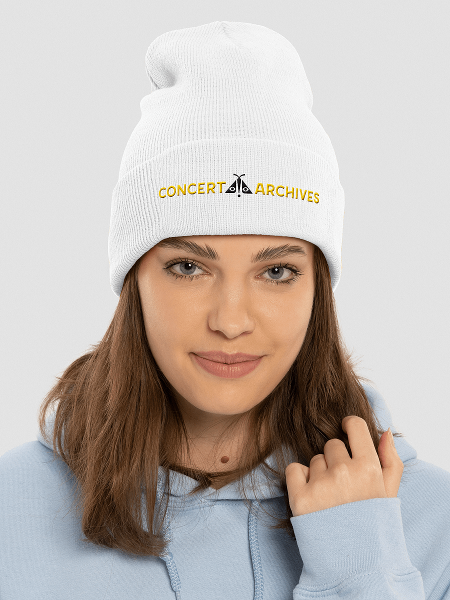 Concert Archives Beanie (White) product image (3)