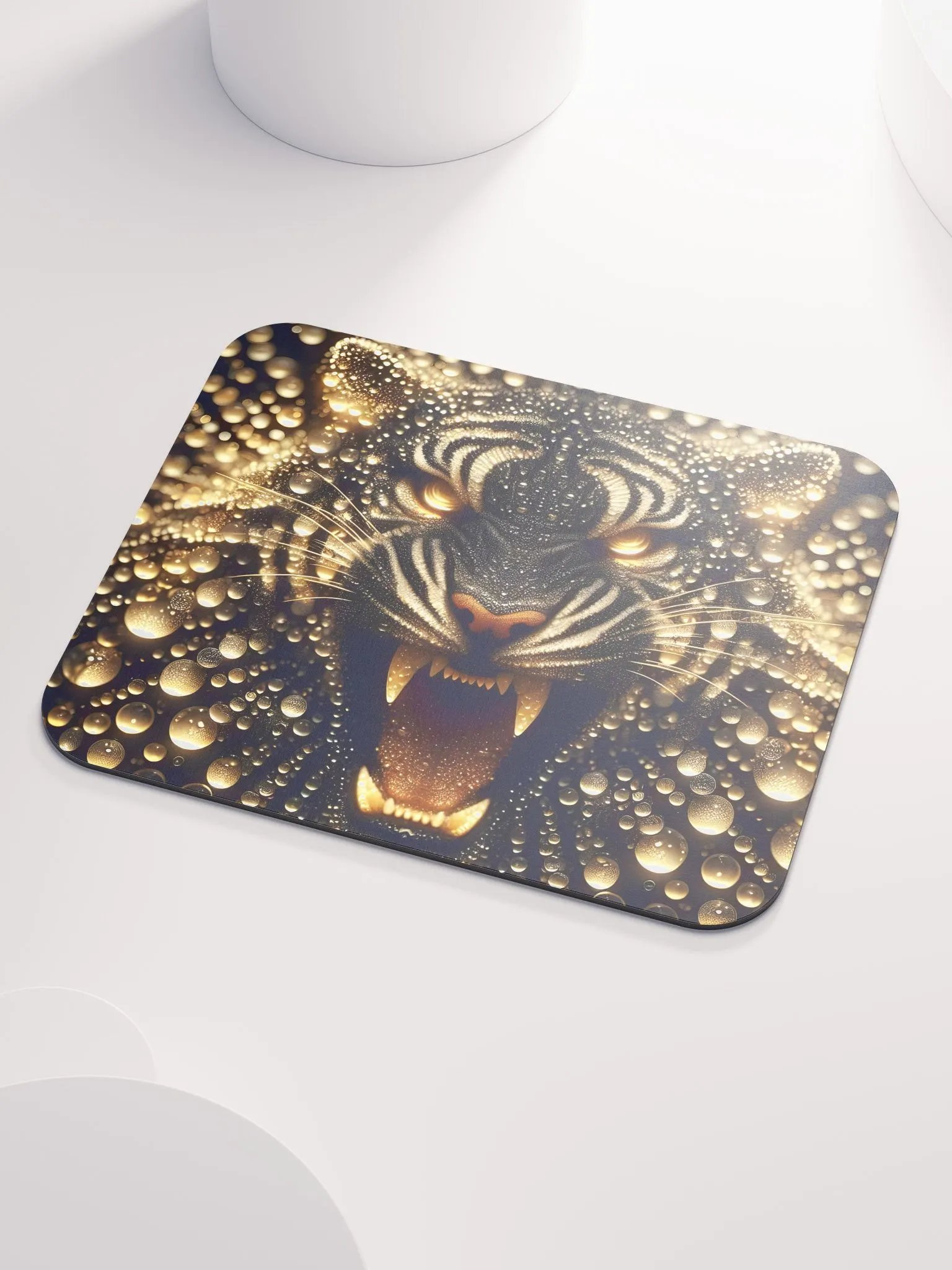 Glittering Tiger Mouse Pad product image (3)