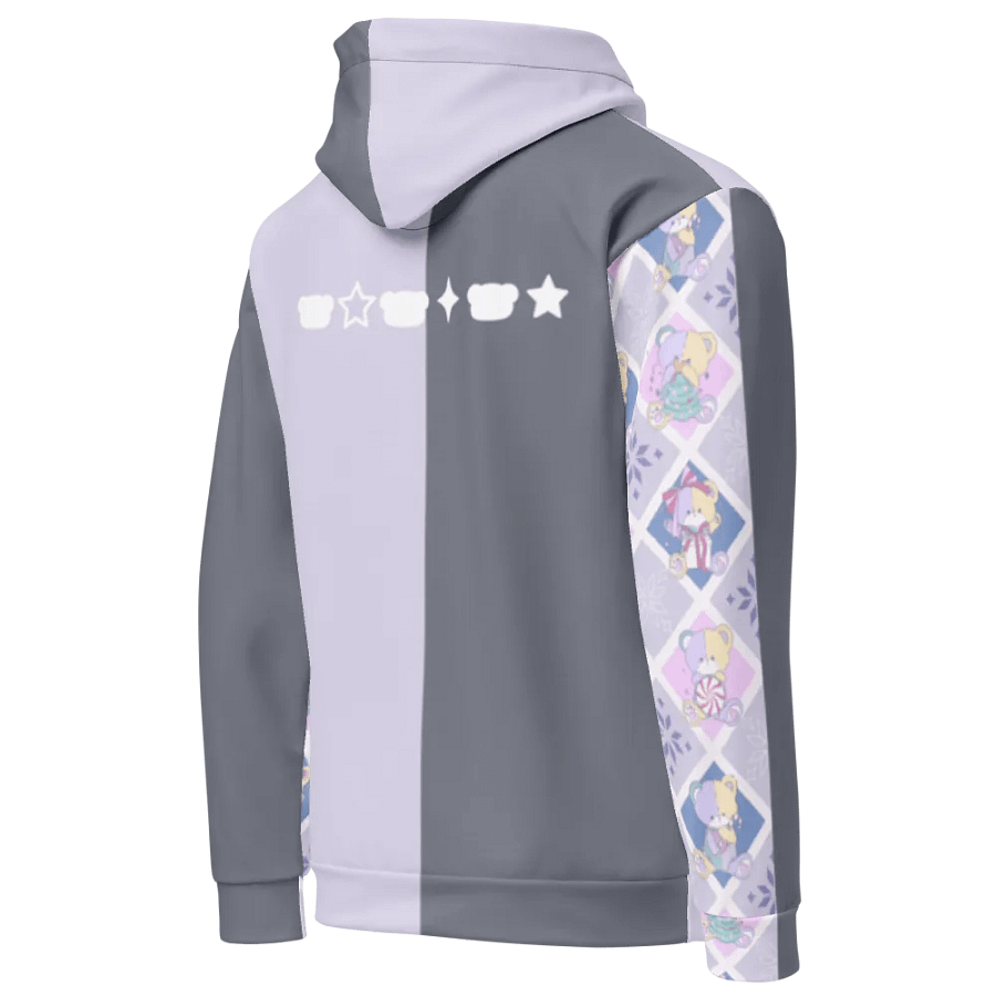 Playful colourblock christmas teddy bear hoodie product image (7)