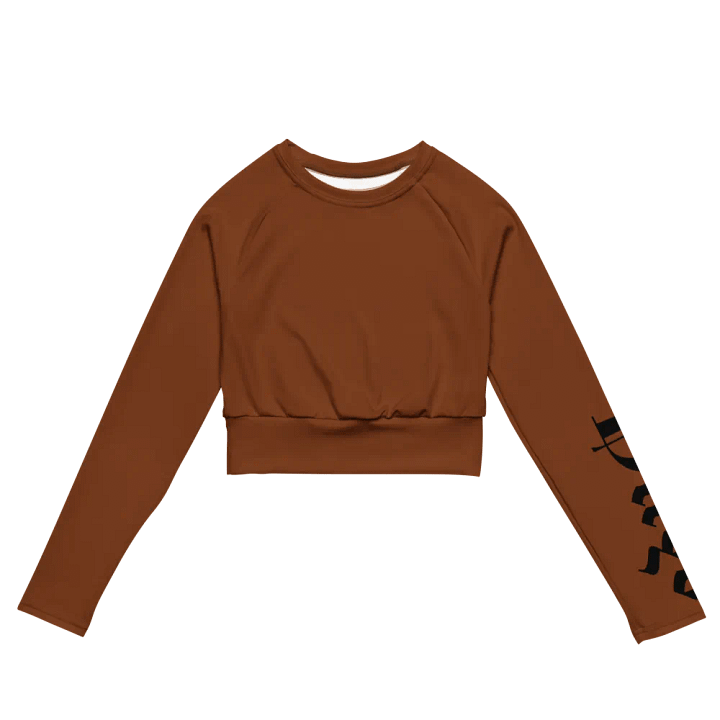Eco-Chic Virgo All-Over Long Sleeve Crop Top product image (2)
