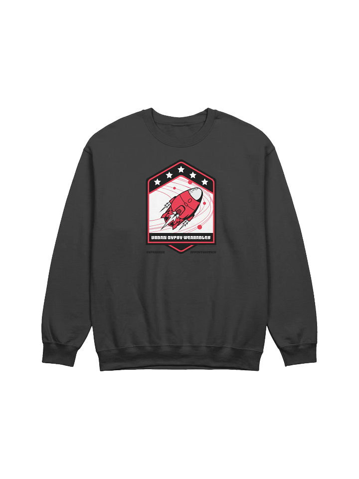 Cosmic Rocket Crewneck Sweatshirt product image (1)