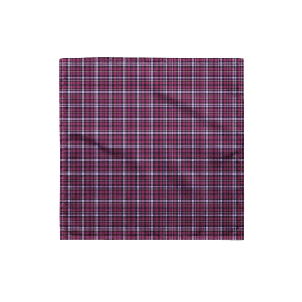 Bright Purple Plaid Bandana product image (4)