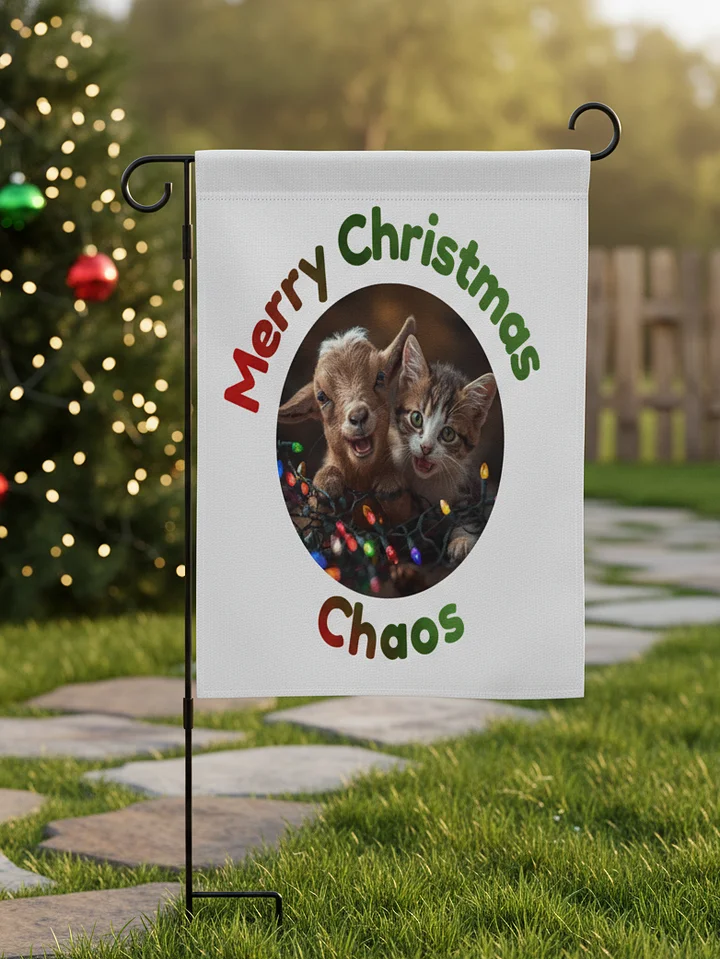 Merry Christmas Chaos Farm Flag product image (1)