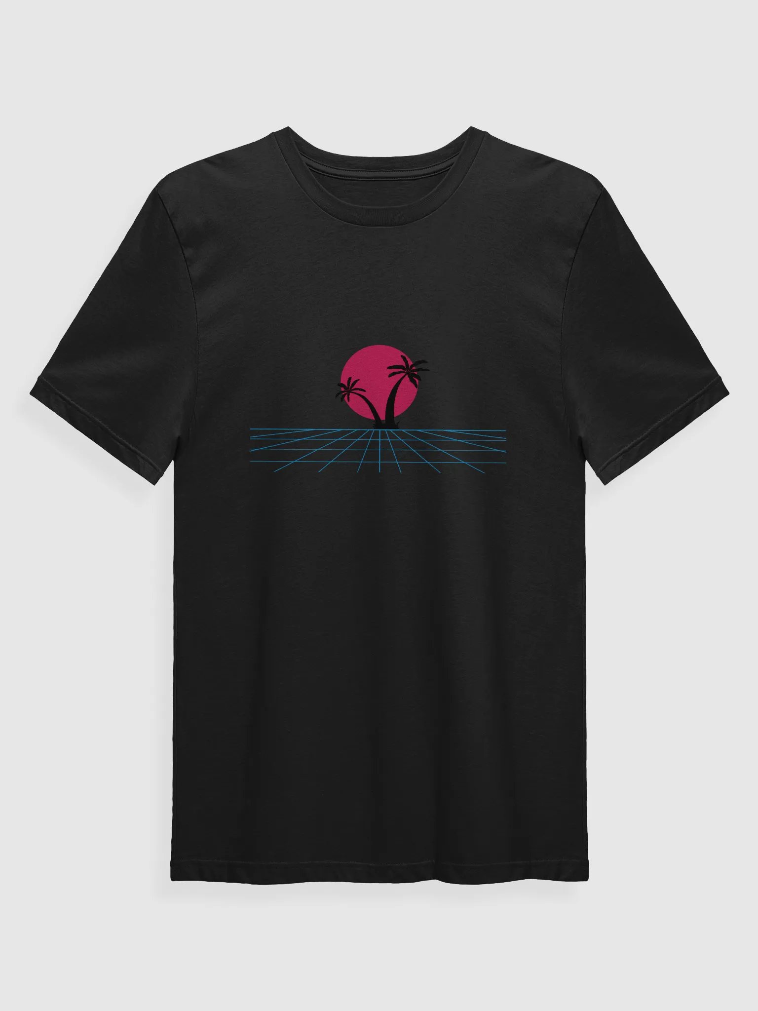 Neon Sunset Palm Trees T-Shirt product image (1)