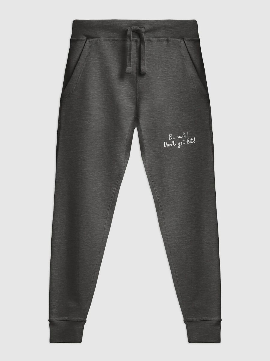 Be Safe Don't Get Bit Joggers - White product image (1)