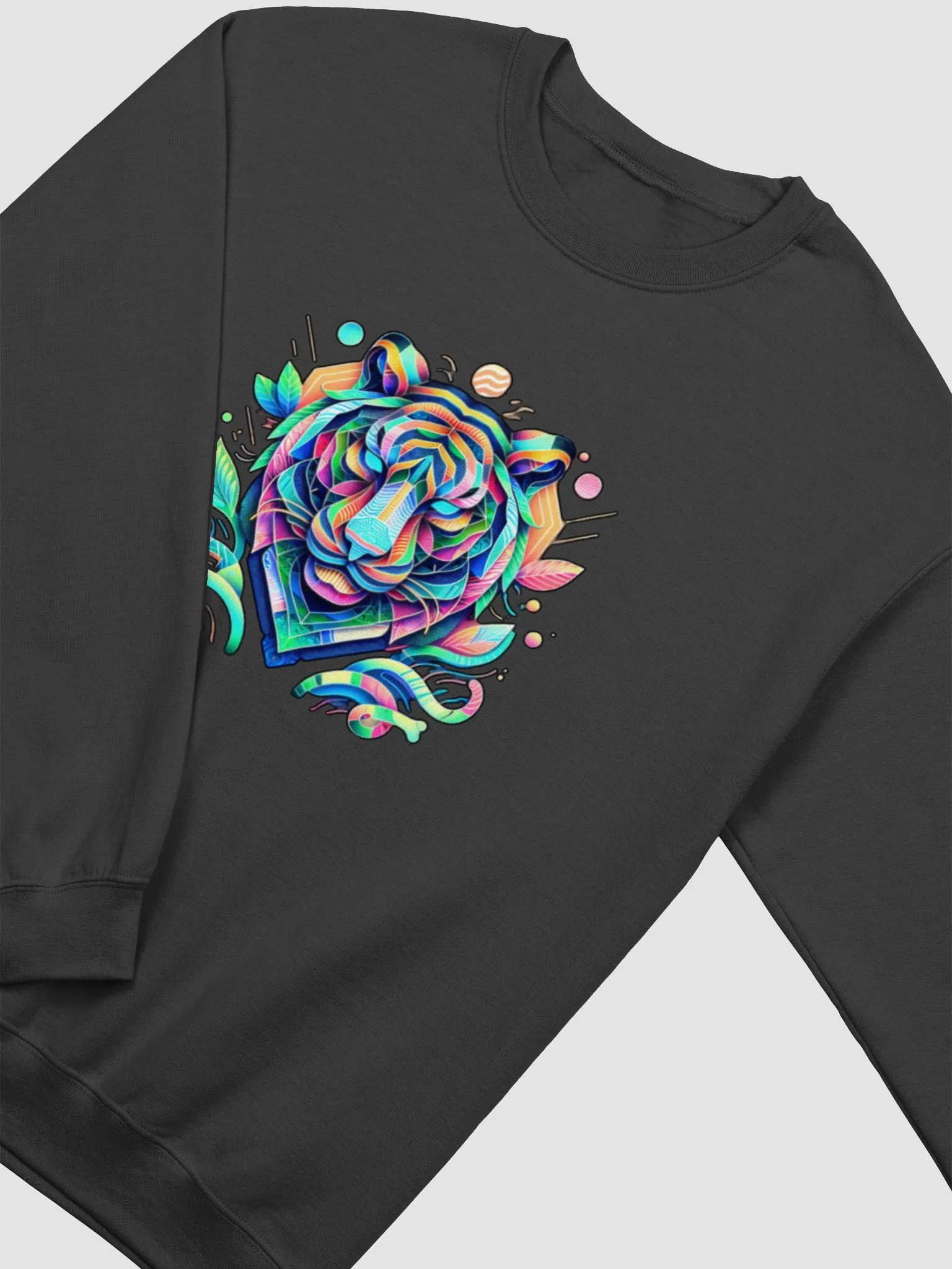 Retro tiger Unisex Crewneck Sweatshirt product image (2)