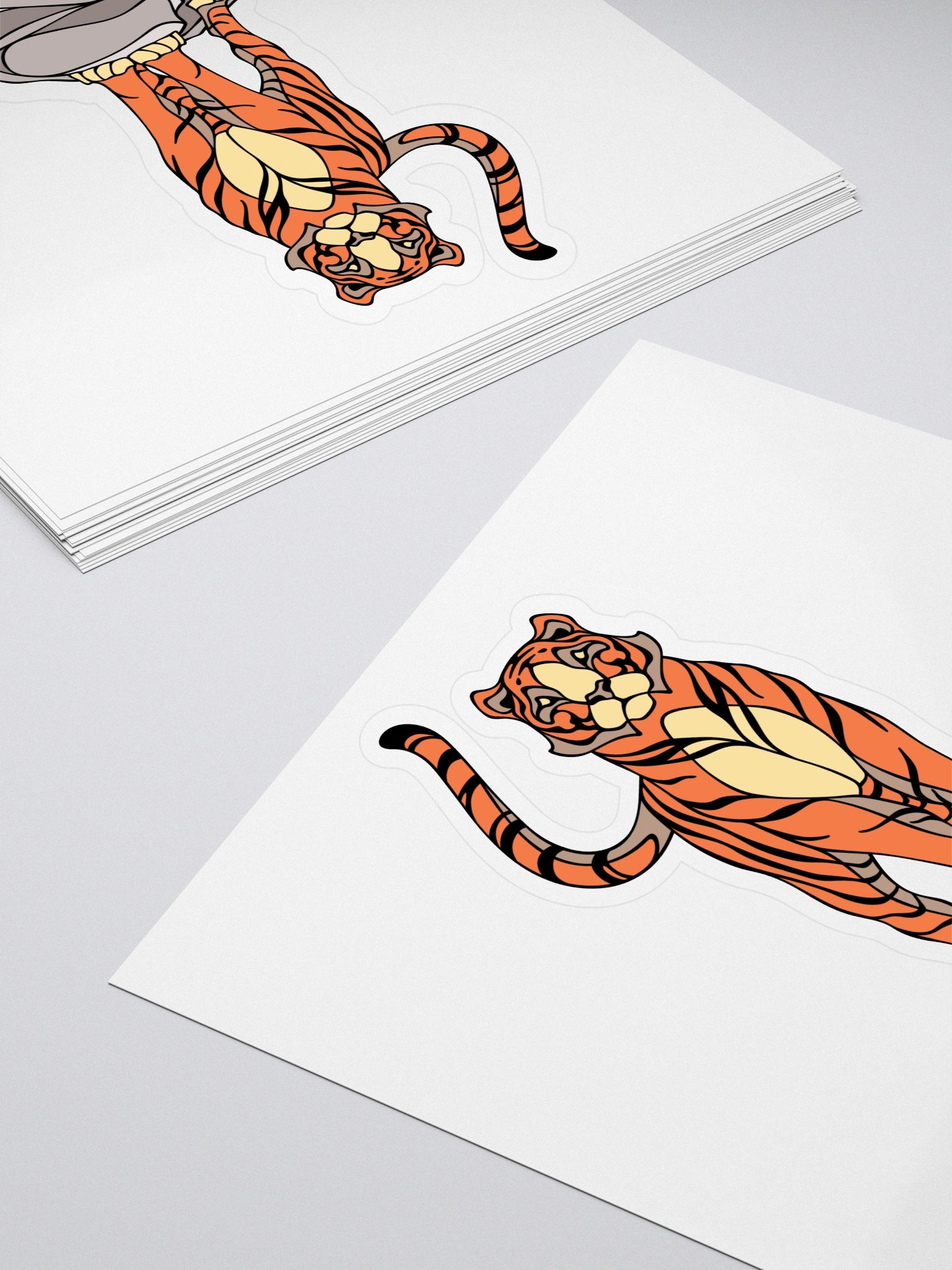 Siberian Tiger - Large Kiss Cut Sticker product image (4)