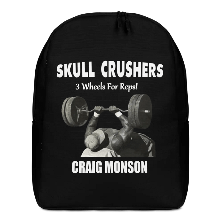 Craig Monson Three Wheels For Reps! Backpack product image (1)